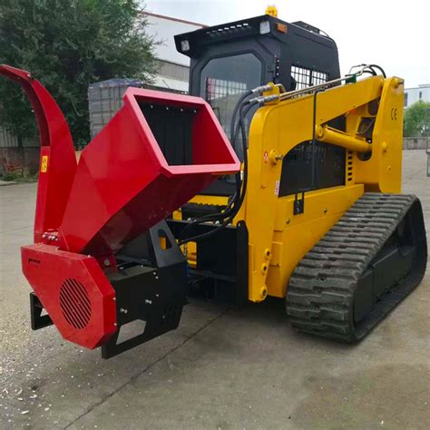 skid steer chipper attachment videos|wood chipper for skid loader.